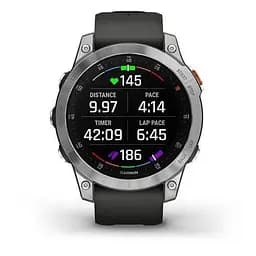 Смарт-годинник Garmin Epix Gen 2 Standard Edition 47 мм Slate Steel with Graphite Band 010-02582-00/01 [70947] - мініатюра 6