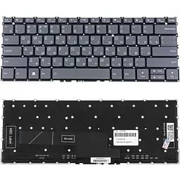 Клавіатура для ноутбука Lenovo (ThinkBook: 13x G2 IAP) rus, black, без фрейму, підсвічування клавіш