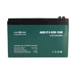 Акумуляторна батарея для ДБЖ LogicPower AGM 6 V / 12 А*ч (LP9172) - мініатюра 2
