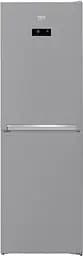 Холодильник с нижней морозильной камерой Beko RCNA386E30ZXB 203х67х60см 2 двери A++ NF Серый (RCNA386E30ZXB)