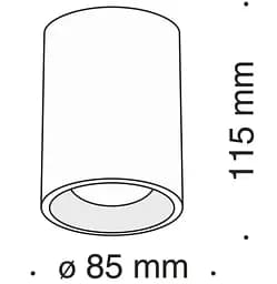 Світильник точковий Kloodi KD-5089 IP65 WH - мініатюра 3