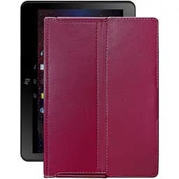 Чохол StatusCASE з екошкіри для планшету Fly Life Connect 10.1 Бордовий