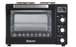 Духовка SATURN ST-EC3306 (чорна,конвекція,гриль,2 бліна,60л) - мініатюра 3