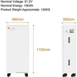 Акумулятор FelicityESS LiFePO4 48V (51.2V/300Ah/15360Wh) (FLA48300) [163795] - мініатюра 7