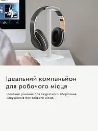 Підставка для навушників Semi Headphone stand органайзер для гарнітури на неслизькій основі - Black - мініатюра 2