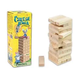Настільна гра "Cheese Jenga" Strateg 30718, 48 брусків, українською мовою