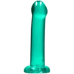 Фаллоимитатор RealRock Crystal Clear 6,7quot; 17 см (зеленый)