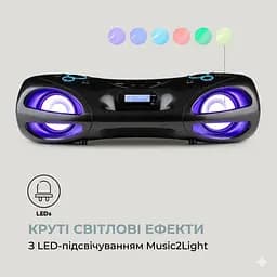 Бумбокс Auna Spacewoofer DAB Boombox CD (10036341) - мініатюра 7