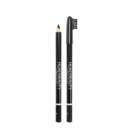 Олівець для брів водостійкий Huda Beauty зі щіткою, 01 Чорний