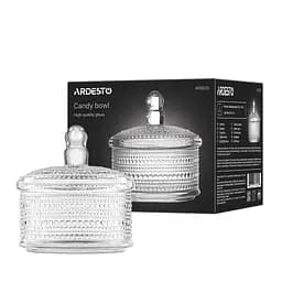 Цукерниця Verbena, 12.5см, скло, прозорий ARDESTO kuh0014840 - мініатюра 7