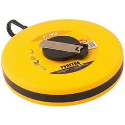 Рулетка измерительная бобина MasterTool 20 м x 13 мм стекловолокно