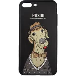 Чохол-накладка PUZOO Artdog Phone iPhone 7 Plus/8 Plus Black Bean