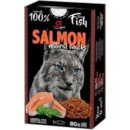 Ласощі для котів Alpha Spirit Cat Salmon Natural Snacks з лососем 80 г (8436586311773)