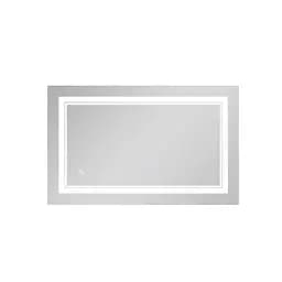 Дзеркало Qtap Cardinal 500x700 з LED-підсвічуванням Touch, з антизапотіванням, з димером температури кольору (3000-6500K) Reverse QT0478C5070 - мініатюра 4