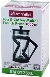 Френч-прес Jeff із пластиковою ручкою Kamille Ø 9.5 см kuh0009211 - мініатюра 4