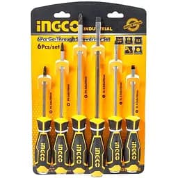 Набір ударних викруток Ingco Industrial 6 шт. (HSGT280608)