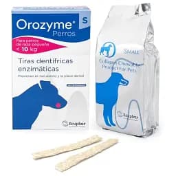 Ласощі натуральні для чищення зубів тварин собак Orozyme для дрібних порід до 10 кг