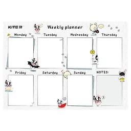 Планер настінний Kite Funny dogs на тиждень сухостираємий А4 (K22-471-3)