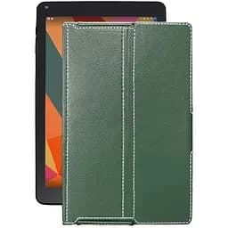 Чехол StatusCASE из экокожи для планшета Sigma mobile X-style Tab A101 Темно-зеленый