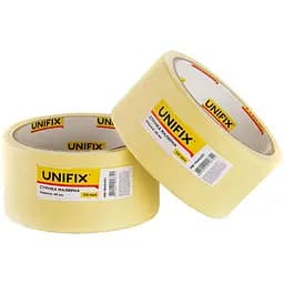 Лента малярная Unifix 48 мм x 20 м желтая (в упаковке 6 шт.)