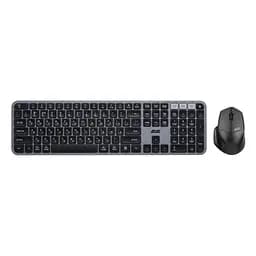 Комплект 2E MK440 Wireless/Bluetooth UA Black/Grey (2E-MK440WBGR_UA) - мініатюра 5