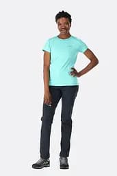Жіноча футболка Rab Force Tee Womens 14 Світло-блакитний - мініатюра 3