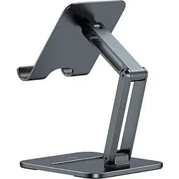 Підставка для планшета Baseus Desktop Biaxial Foldable Metal Stand Gray [LUSZ000113] - мініатюра 2
