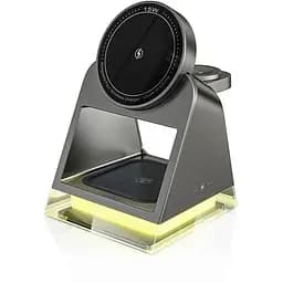Зарядка Qi 4 in 1 Magnetic Wireless Charger W83 15W, Phone/AirPods/iWatch|