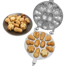 Форма для випічки горішків з начинкою горішниця для половинок печива асорті (велика), ХЕАЗ 81842