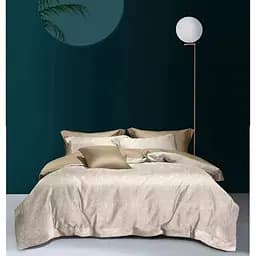 Комплект постільної білизни Soho Memoria Venzel Cappuccino Євро 200x230 см капучино (A130078)