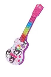 Іграшкова гітара 908-7 — з підсвічуванням, музикою та піснями, 4 струни, на батарейках, у коробці