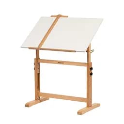 Стіл художній креслярський Meeden 6063, 90x60x84 см, дерев'яний, регульована висота - мініатюра 1
