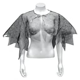 Накидка Сніжинка чорна