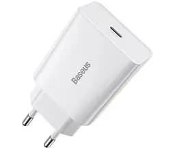 Мережевий зарядний пристрій Baseus Speed Mini PD Charger 20W (CCFS-SN02) White [67420] - мініатюра 3