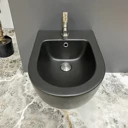 Підвісне біде VBI Vulcano black matt VBI-020413, Чорний матовий - мініатюра 4
