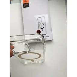 Чохол Spigen Ultra Hybrid MagFiдля iPhone 15 Pro (6.1") Gold ACS06718 прозорий протиударний - мініатюра 9