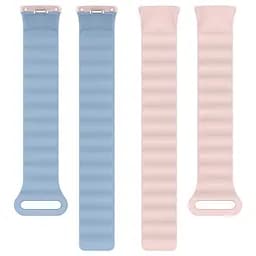 Ремінець Dual-color Magnetic для Xiaomi Mi Band 9/8/10 Light Pink / Lilac Blue - мініатюра 4
