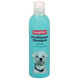 Провітамінний шампунь Beaphar Provitamin Shampoo White/Blue для собак світлого забарвлення, 250 мл (18261)