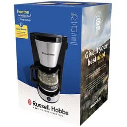 Кавоварка Russell Hobbs Heaton 1.25 л чорно-срібляста (27400-56) - мініатюра 2
