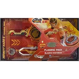 Дзиґа Auldey VI Flaming Pack Палаючий Бойовий Ведмідь Blazing War Bear Infinity Nado det0018437