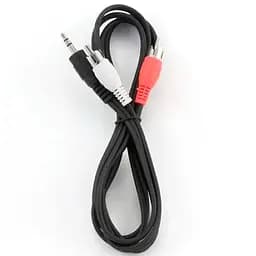 Аудіо-кабель Cablexpert 3.5 мм - 2хRCA (M/M), 1.5 м, Black (CCA-458)