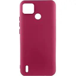Чохол Lakshmi Silicone Cover (A) для Tecno POP 5 Бордовий / Marsala