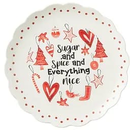 Тарілка J-line блюдо різдвяне 39 см (48865)