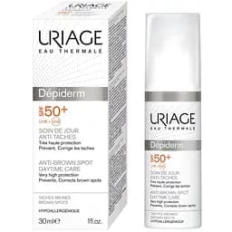 Крем для лица и тела дневной Uriage Depiderm Soin de Jour Anti-Taches SPF 50+, против пигментных пятен, 30 мл