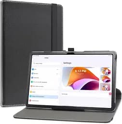 LiuShan совместим с чехлом OSCAL Elite 1, чехлом Honor Pad 9 Pro, вращающимся на 360 градусов подставкой из искусственной кожи для пл