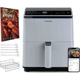 Мультипіч Cosori Smart Dual Blaze Chef Edition CAF-P583S-AEUR сіро-чорна [99044] - мініатюра 10