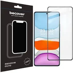Защитное стекло BeCover для Xiaomi Redmi Note 13 Black (710363)