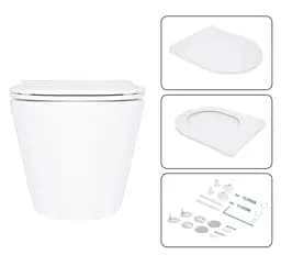 Набір Q-tap Nest 4 в 1 підвісний унітаз Swan Ultra Quiet 520x360x320 + комплект інсталяції QT16335180W48206 - мініатюра 6