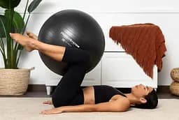 М'яч для фітнесу (фітбол) Power System PS-4011 Ø55 cm PRO Gymball Black (4011BK-0) - мініатюра 8