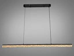 Підвісна LED-люстра Diasha XH1001/1000BK, чорна, 100x4 см, 28 W - мініатюра 4